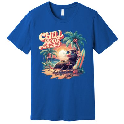 Chill Mode Activated Funny Possum Eat Trash Vacay Vibe Gift Premium T-Shirt