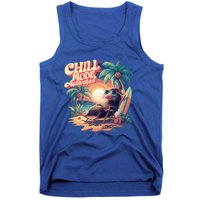 Chill Mode Activated Funny Possum Eat Trash Vacay Vibe Gift Tank Top