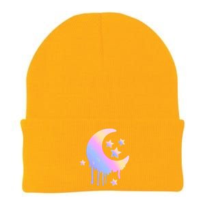 Colorful Moon And Stars Space Knit Cap Winter Beanie