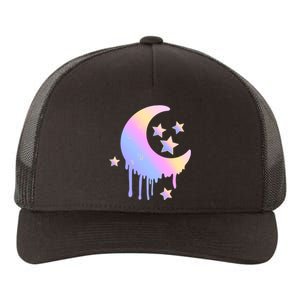 Colorful Moon And Stars Space Yupoong Adult 5-Panel Trucker Hat