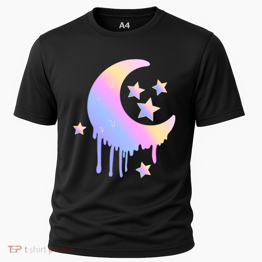 Colorful Moon And Stars Space Performance Shirt