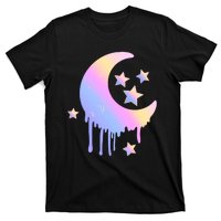 Colorful Moon And Stars Space T-Shirt