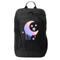 Colorful Moon And Stars Space City Backpack