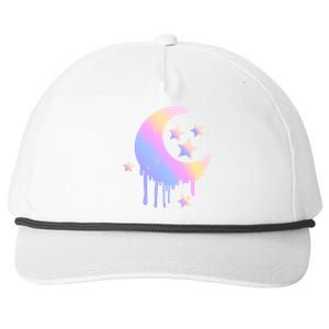 Colorful Moon And Stars Space Snapback Five-Panel Rope Hat