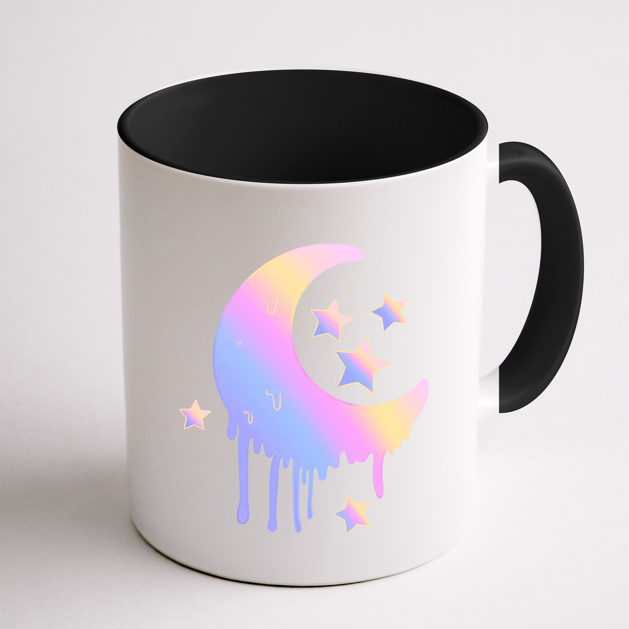 Colorful Moon And Stars Space Mug