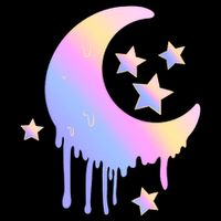 Colorful Moon And Stars Space Full Zip Hoodie
