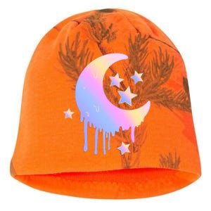 Colorful Moon And Stars Space Kati - Camo Knit Beanie