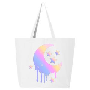 Colorful Moon And Stars Space 25L Jumbo Tote