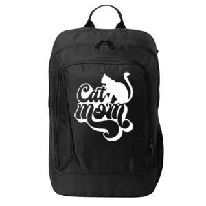 Cat Mom And Sitting Cat City Backpack