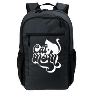 Cat Mom And Sitting Cat Daily Commute Backpack