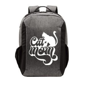 Cat Mom And Sitting Cat Vector Backpack