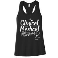 Clinical Medical Assistant Healthcare Technical Nurse Women's Racerback Tank