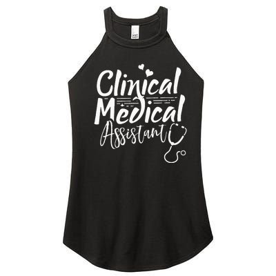 Clinical Medical Assistant Healthcare Technical Nurse Women's Perfect Tri Rocker Tank