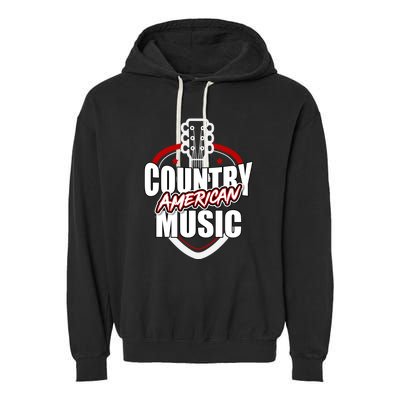 Country Music America Garment-Dyed Fleece Hoodie