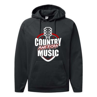 Country Music America Performance Fleece Hoodie