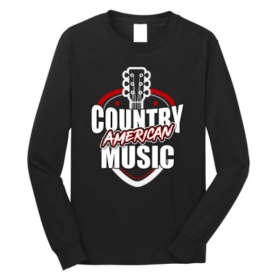 Country Music America Long Sleeve Shirt