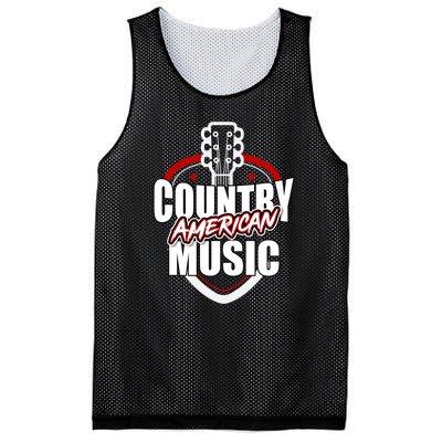 Country Music America Mesh Reversible Basketball Jersey Tank