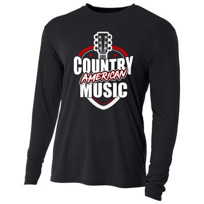 Country Music America Cooling Performance Long Sleeve Crew