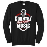 Country Music America Tall Sweatshirt