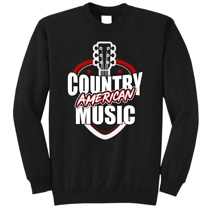 Country Music America Tall Sweatshirt