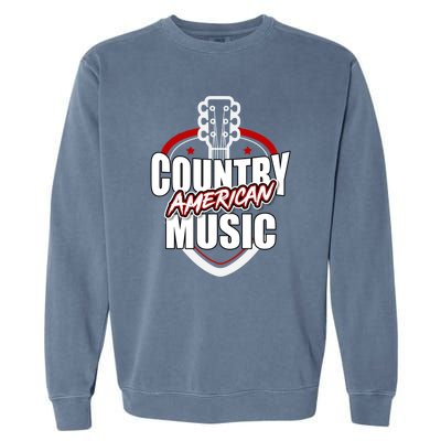 Country Music America Garment-Dyed Sweatshirt