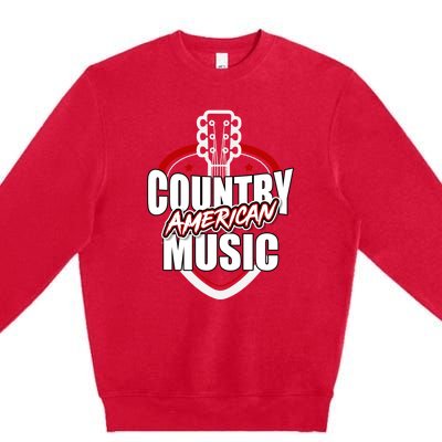 Country Music America Premium Crewneck Sweatshirt