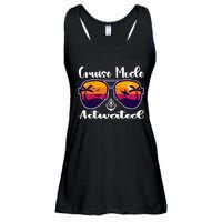 Cruise Mode Activated Vacation Funny Family Matching Group Ladies Essential Flowy Tank