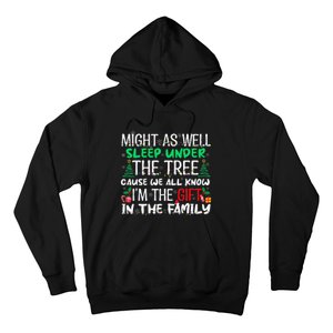 Christmas Might As Well Sleep Under Tree Christmas Hoodie