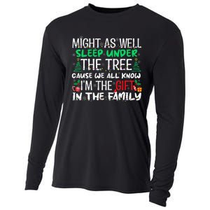 Christmas Might As Well Sleep Under Tree Christmas Cooling Performance Long Sleeve Crew