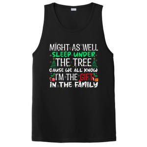 Christmas Might As Well Sleep Under Tree Christmas PosiCharge Competitor Tank