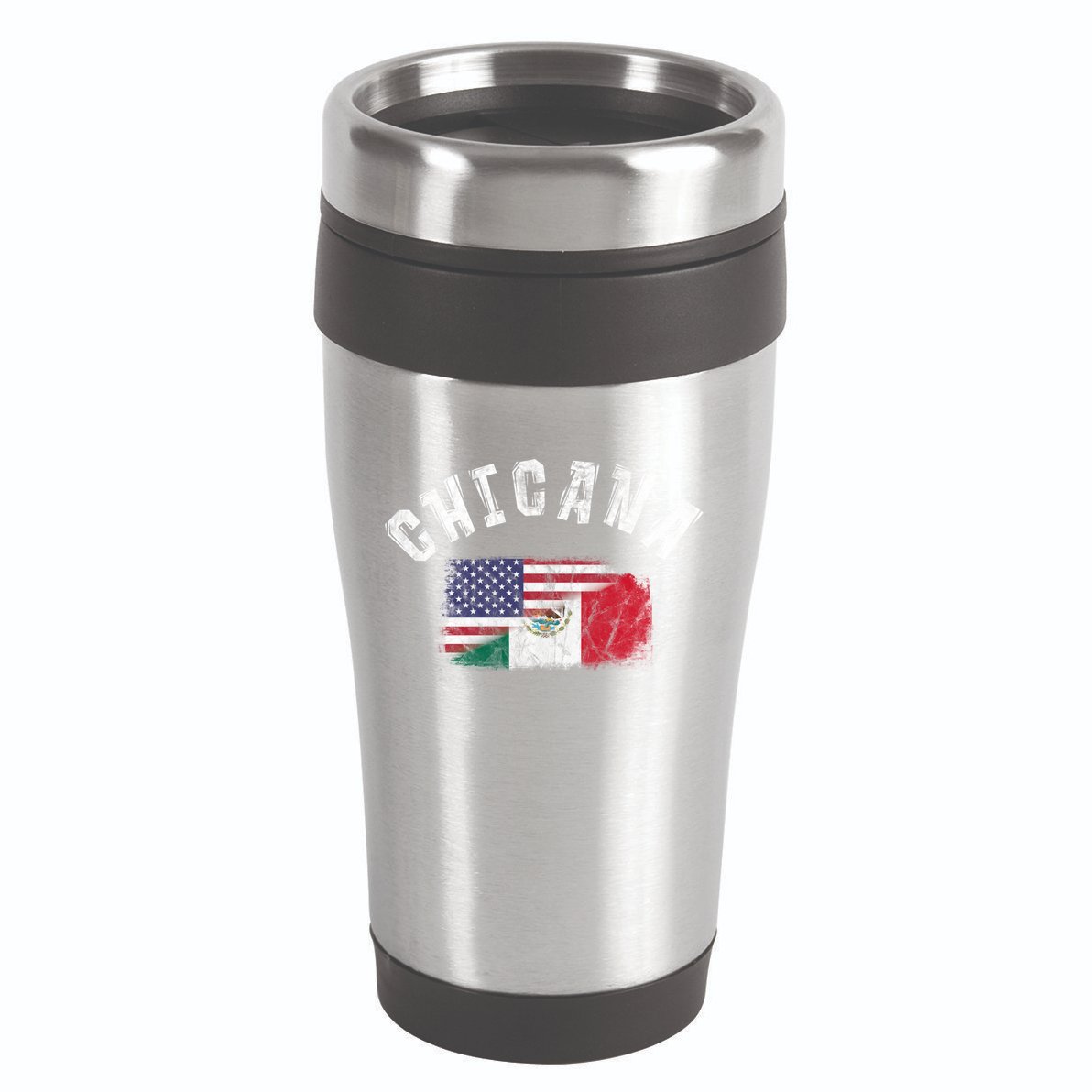 Chicana Mexican American Flag Mexico United States Latina Meaningful Gift 16oz Travel Tumbler