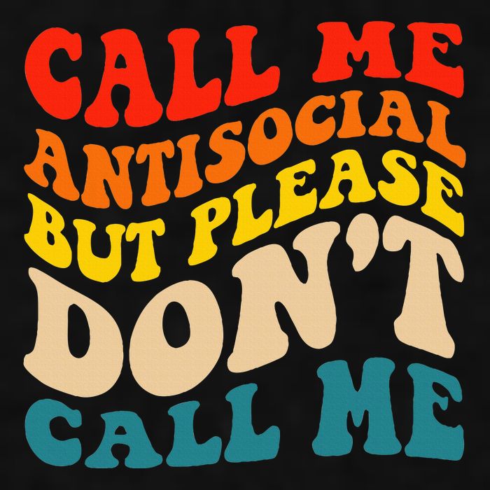 Call Me Antisocial But Please DonT Call Me Ladies PosiCharge Tri-Blend Wicking Tank