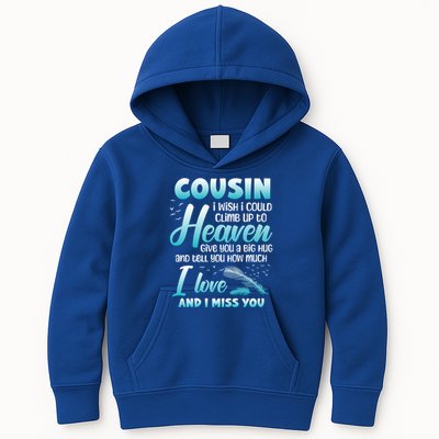 Cousin My Angel In Heaven I Love Miss You Family Memorial Gift Kids Hoodie