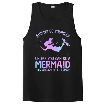 Cute Mermaid Art For  Sea Creature Mermaid Lover PosiCharge Competitor Tank