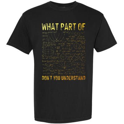 Cool Math Art For Women Algebra Mathematics Math Teacher Garment-Dyed Heavyweight T-Shirt