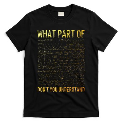 Cool Math Art For Women Algebra Mathematics Math Teacher T-Shirt