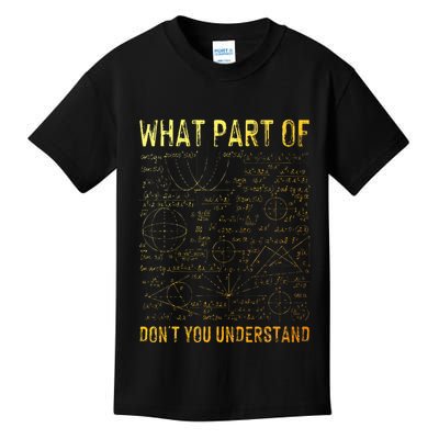Cool Math Art For Women Algebra Mathematics Math Teacher Kids T-Shirt