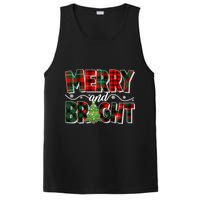 Christmas Merry And Bright Red And Green Patterns PosiCharge Competitor Tank