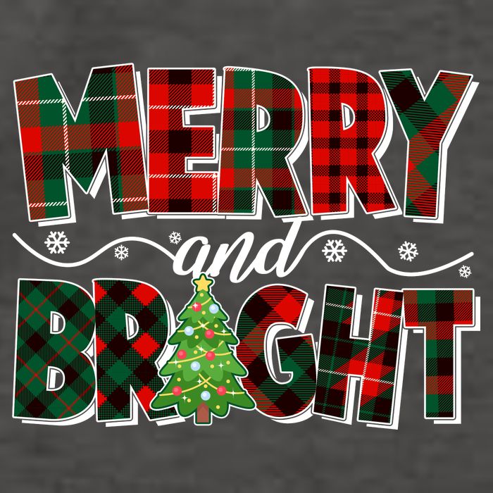 Christmas Merry And Bright Red And Green Patterns Vector Backpack