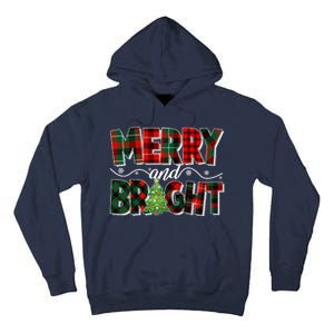 Christmas Merry And Bright Red And Green Patterns Tall Hoodie