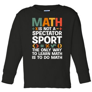 Cool Math Art For Wo Mathematics Number Math Lovers Toddler Long Sleeve Shirt