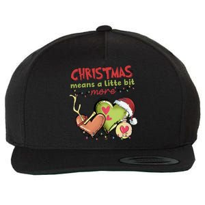 Christmas Means A Little Bit More Matching Family Christmas Gift Wool Snapback Cap