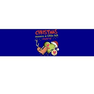 Christmas Means A Little Bit More Matching Family Christmas Gift Bumper Sticker