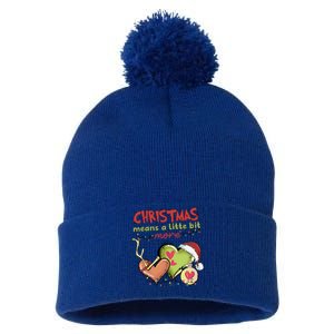 Christmas Means A Little Bit More Matching Family Christmas Gift Pom Pom 12in Knit Beanie