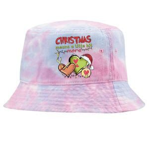 Christmas Means A Little Bit More Matching Family Christmas Gift Tie-Dyed Bucket Hat