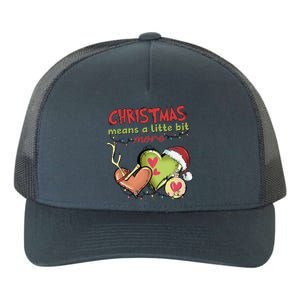 Christmas Means A Little Bit More Matching Family Christmas Gift Yupoong Adult 5-Panel Trucker Hat