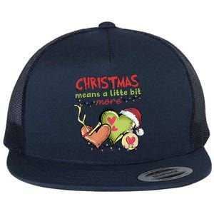 Christmas Means A Little Bit More Matching Family Christmas Gift Flat Bill Trucker Hat