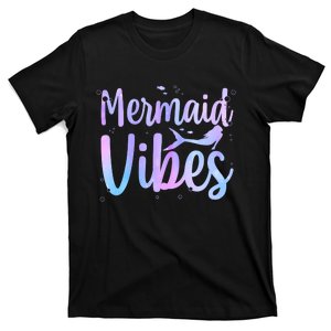 Cute Mermaid Art For Women Girl Sea Creature Mermaid Lover T-Shirt