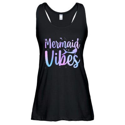 Cute Mermaid Art For Women Girl Sea Creature Mermaid Lover Ladies Essential Flowy Tank