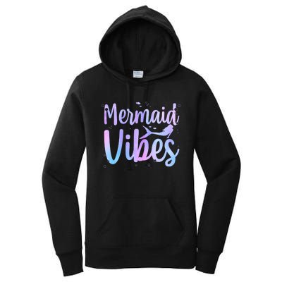 Cute Mermaid Art For Women Girl Sea Creature Mermaid Lover Women's Pullover Hoodie